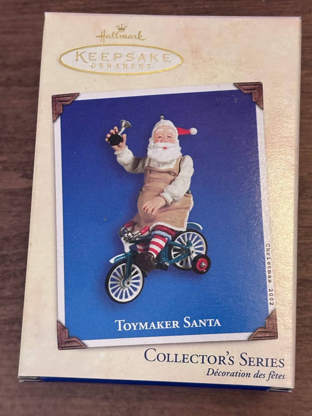 Hallmark Keepsake Ornament, Toymaker Santa, Collector’s Series, 2002, Vintage
